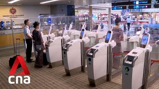 New law paves way for passportfree clearance for Changi Airport departures from 2024 [upl. by Palmer]