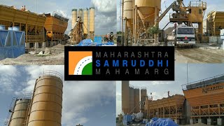 Ready Mix Concrete RMC Plant  Maharashtra Samruddhi Mahamarg  Mumbai Nagpur Expressway [upl. by Nagear]