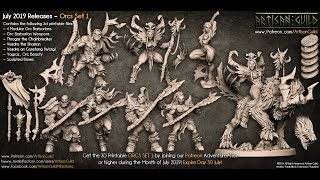 Artisan Guild Patreon  Orcs Set 1 Trailer [upl. by Shayla]