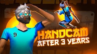 Testing Freefire Gameplay On Android After 3 Year❓Wiith Handcam📲HUDSENSIDPI [upl. by Lekkim]