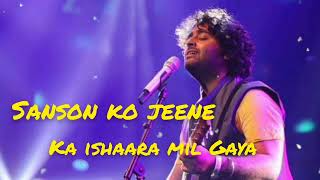 sanson ko jeene Ka Sahara mil Gaya Zid Hindi Song ❤️ arijit Singh [upl. by Akirdnas971]