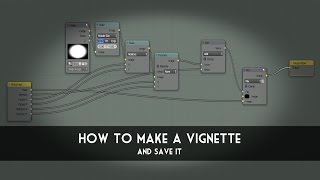 Blender Tutorial How to add a Vignette and Save it [upl. by Alyt]