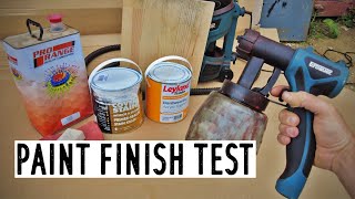 Paint Finish with a Cheap HVLP Electric Spray Gun  FULL IN DEPTH TEST  Erbauer 700w [upl. by Timmi]