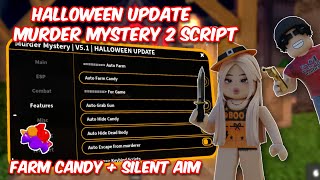 Halloween Update Murder Mystery 2 Script  Auto Farm Candy amp More  MM2 Script Pastebin No Key [upl. by Cutter]