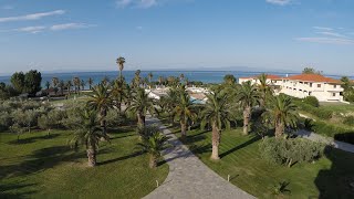 Hotel Kassandra Palace Kriopigi Chalkidiki Greece mayjune 2018 Beach [upl. by Iain]