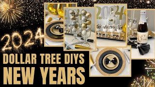 New Year’s Eve Party DIY ideas  Dollar Tree DIY New Years 2024  DIY New Year Decorations [upl. by Esya]