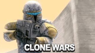 Star Wars Clone Wars  Republic Commando vs Battle Droids [upl. by Hairom]