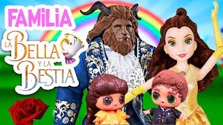 HIJOS de 🌹 La Bella y La Bestia 🥀 Se Convierten En BESTIAS 😱 Juguetes Fantásticos [upl. by Ettezzus]