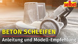 Beton schleifen Anleitung und ModellEmpfehlungen [upl. by Onitnelav]