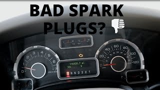 SYMPTOMS OF BAD SPARK PLUGS [upl. by Isia]