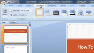 How To Add Music On Every Slide In Powerpoint [upl. by Lindbom]