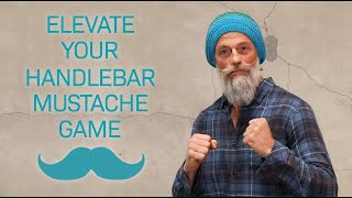 How To Grow And Style A Handlebar Mustache [upl. by Oyr]