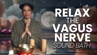 Vagus Nerve Reset to Sleep  Sound Bath Healing Meditation [upl. by Nitsyrk]