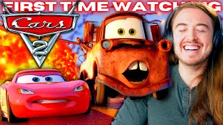 ABSOLUTE INSANITY Cars 2 2011 Reaction Commentary FIRST TIME WATCHING [upl. by Menken622]