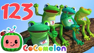 Five Little Speckled Frogs  More Nursery Rhymes amp Kids Songs ABCs and 123s  Learn with CoComelon [upl. by Aniat425]