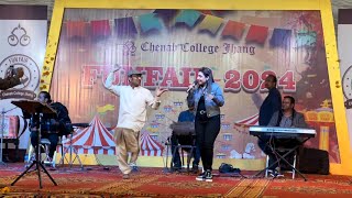 Ve dhola sada dil by Nadia Hashmi  Sir Zulfqar dance  Music Concert 🎶  Ccj Funfair 2024 [upl. by Ilellan]