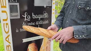 Baguette Vending Machines in France [upl. by Fanya230]