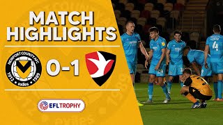 HIGHLIGHTS  Newport County AFC v Cheltenham Town [upl. by Assi]