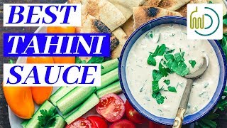 BEST Authentic Tahini Sauce Recipe [upl. by Mirella]