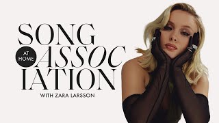 Zara Larsson is Back for Round 2 of Song Association Sings Ciara amp “Look What You’ve Done”  ELLE [upl. by Ainotal]