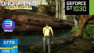 RPCS3 Emulator Uncharted Drakes Fortune  GT 1030  i7 3770 [upl. by Jea]