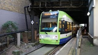 TfL Tramlink CR4000 Flexity Swift on Route 3 Wimbledon to West Croydon [upl. by Rainie]