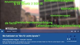 Wie funktioniert ein Büro für Leichte Sprache NDR de Fernsehen [upl. by Ybor]