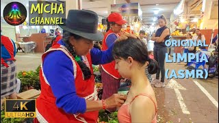 Spiritual Cleansing with Strong Massage LIMPIA ESPIRITUAL with Doña Natividad ASMR in Ecuador [upl. by Nairred]