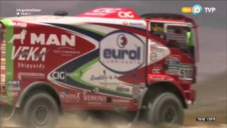 Rally Dakar 2016  Etapa 4  Camiones [upl. by Pinchas]