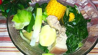 NILAGANG BABOYBOILED PORK SOUP FILIPINO DISH [upl. by Hctud]