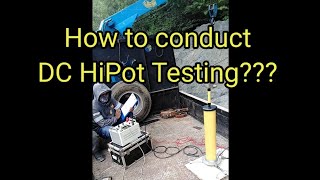 How to conduct Hipot Test HiPot Testing of 345KV Distribution Line  DHP120 Teldar [upl. by Liemaj]