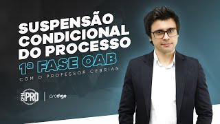 OAB Suspensão condicional do processo [upl. by Anohr344]