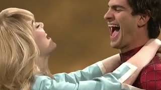 Emma Stone And Andrew Garfield Funny Moments OF Kiss [upl. by Kehr]