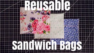 DIY Reusable Sandwich Bag Tutorial [upl. by Caz]