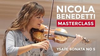 Nicola Benedetti Violin Masterclass at the RCM Emily Sun [upl. by Luhem848]