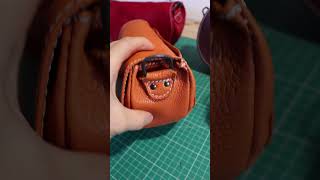 Finitions des sacs à main shorts hephlam leathercraft creative sewing satisfying [upl. by Chadwick]