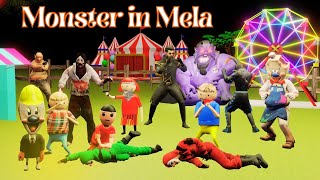 Monster in mela Full Story  Gulli bulli  Horror Story Make joke of hunted [upl. by Tepper]