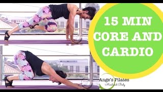 Anges Pilates 15 Minute Core and Cardio Session [upl. by Eelanna]