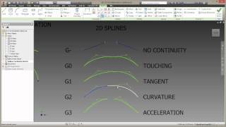 Autodesk Inventor  Surfacing Tutorial  2D CV And Interpolation Splines [upl. by Lucas]