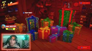 VOICI les CADEAUX DE NOËL SUR FORTNITE Mise à jour spécial noël sur fortnite saison 5 [upl. by Atalie]