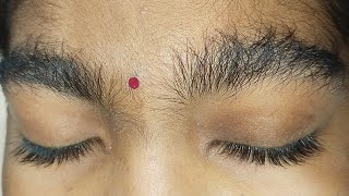 Eyebrow threading eyebrowtutorial tutorial bogole eyebrows [upl. by Ennaus]