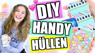 DIY HANDYHÜLLEN  5 einfache Methoden ♡ BarbieLovesLipsticks [upl. by Purdy]