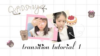 Creative transition tutorial 1 VIDEO STAR [upl. by Winton283]