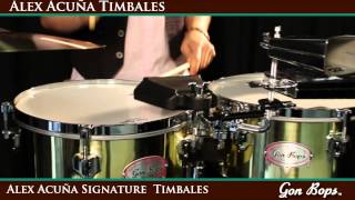 Alex Acuna Signature Timbales by Gon Bops [upl. by Creigh]