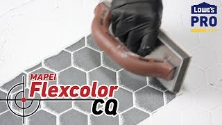 Mapei Flexcolor CQ Grout  Lowes Pro [upl. by Marys214]