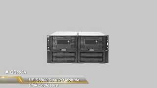 QQ695A HP D6000 Dual IO Module Disk Enclosure [upl. by Aedrahs]