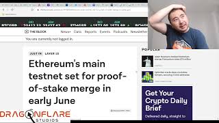 Ethereum 20s Testnet Live Soon With Proof Of Stake  Causing Bitcoin And Crypto Market Fud amp Pump [upl. by Ibson]