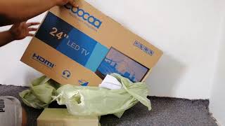 Unboxing COOCAA Digital LED TV 24 Inch [upl. by Yeniar71]