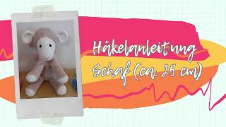 Amigurumi Schaf häkeln – SchrittfürSchritt Häkelanleitung 🐑🧶häkeln amigurumi häkelanleitung [upl. by Benjy412]