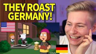 HUMORLESS GERMAN reacts to Family Guy ROASTING GERMANY [upl. by Ecyarg]